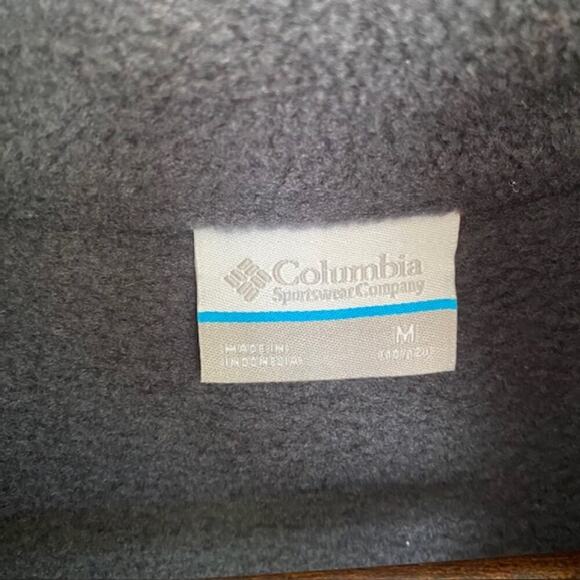 Columbia Black Full Zip Fleece Jacket - Youth Size Medium 10/12 - Picture 4 of 6